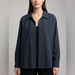 Oversized Vintage Inspired Button Up Shirt